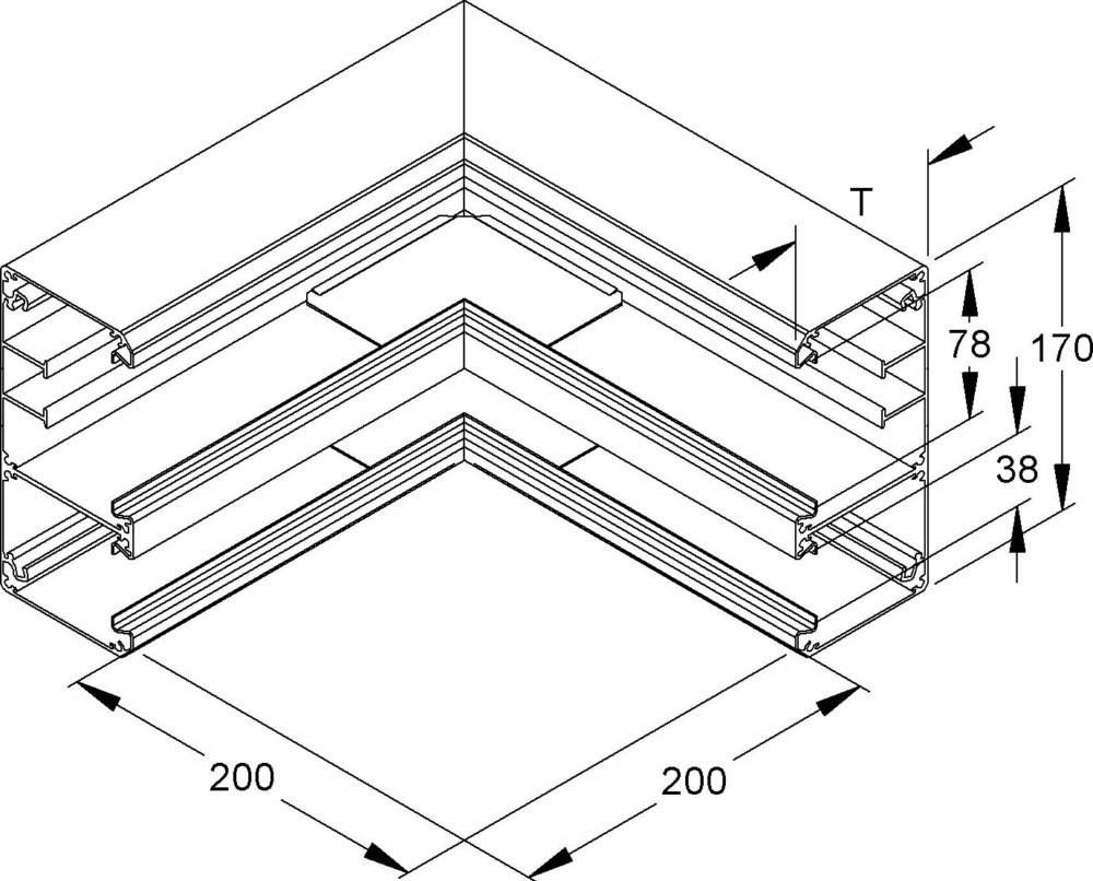 Niedax Alu-Inneneck DAI 170-78 P