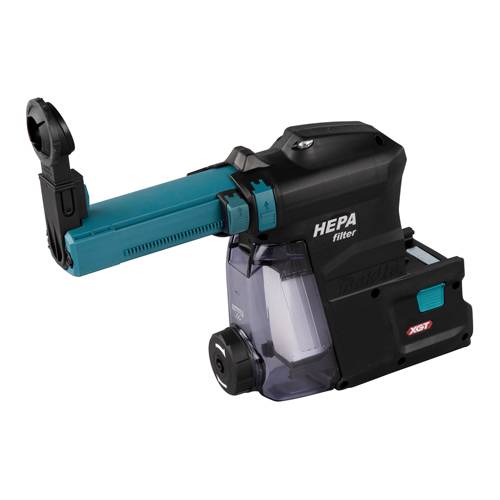 MAKITA DX14 - Staubabsaugung passend für HR004G Akku-Kombihammer (HEPA-Filter | 400ml Staubbox-Volumen | 400 l/min
