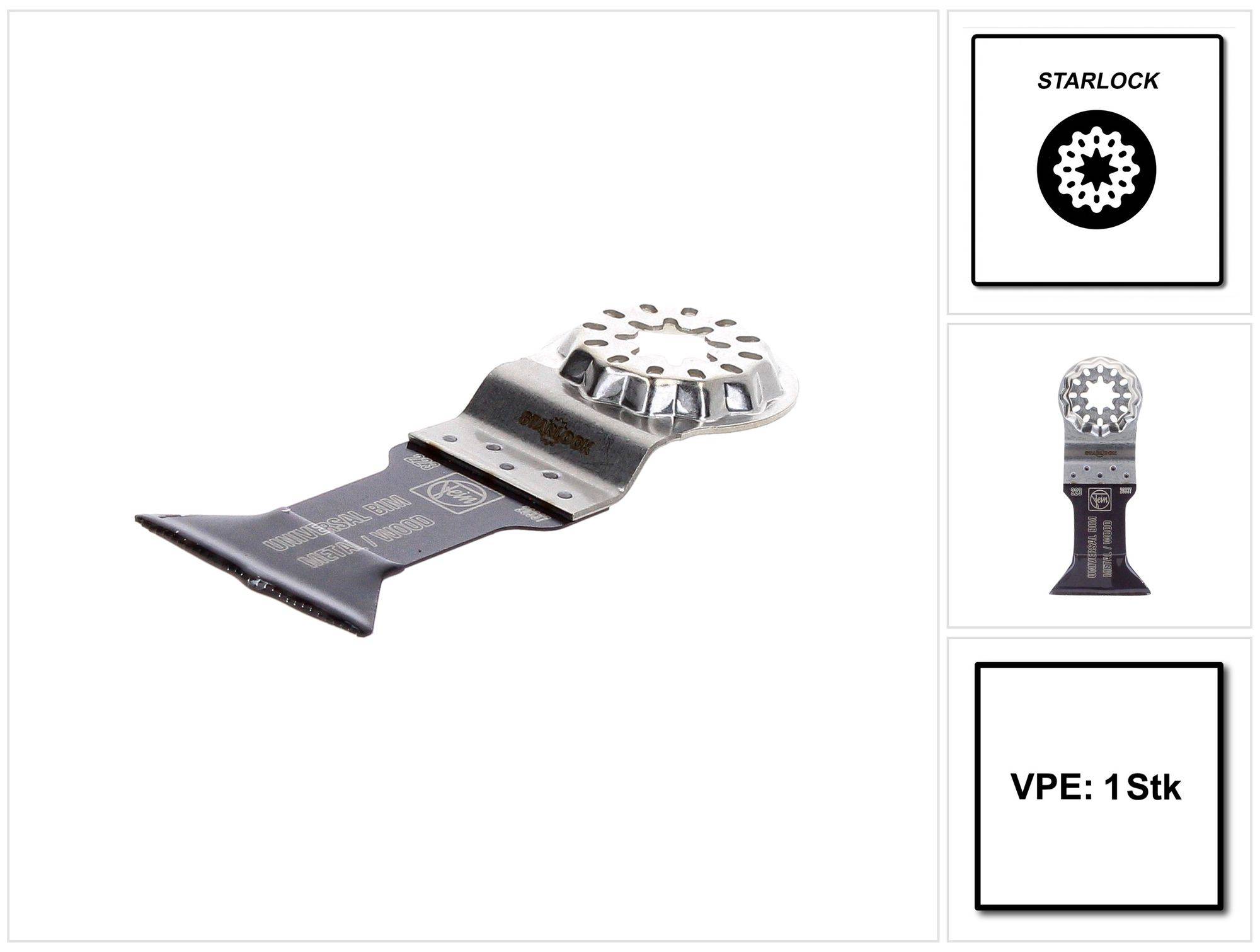 Fein E-Cut Universal Starlock Sägeblatt 55 x 44 mm 1 Stk. ( 63502223210 ) Bi-Metall