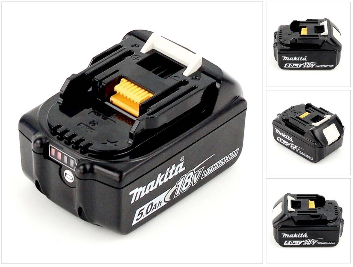 Makita BL 1850 B Li-Ion Akku 18V 5,0 Ah ( 197280-8 / 632f15-1 ) mit LED Anzeige - Nachfolger von 196672-8