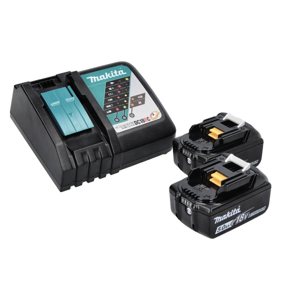Makita DFS 452 RT Akku Schnellbauschrauber 18 V Brushless + 2x Akku 5,0 Ah + Ladegerät