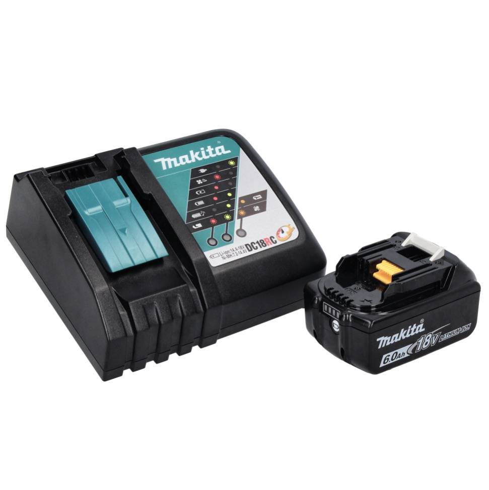 Makita DFS 452 RG1J Akku Schnellbauschrauber 18 V Brushless + 1x Akku 6,0 Ah + Ladegerät + Makpac