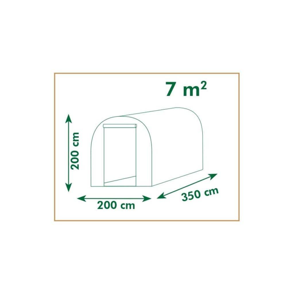Nature Gewächshaus 3,5x2x2 m Grün