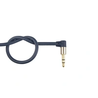 Kabelmeister® Audio Anschlusskabel SmartFLEX,3,5mm Klinkenstecker gewinkelt an 2x RCA/Cinch Stecker, dunkelblau, 3m Kabelmeister® Audio Anschlusskabel SmartFLEX,3,5mm Klinkenstecker gewinkelt an 2x RCA/Cinch Stecker, dunkelblau, 3m