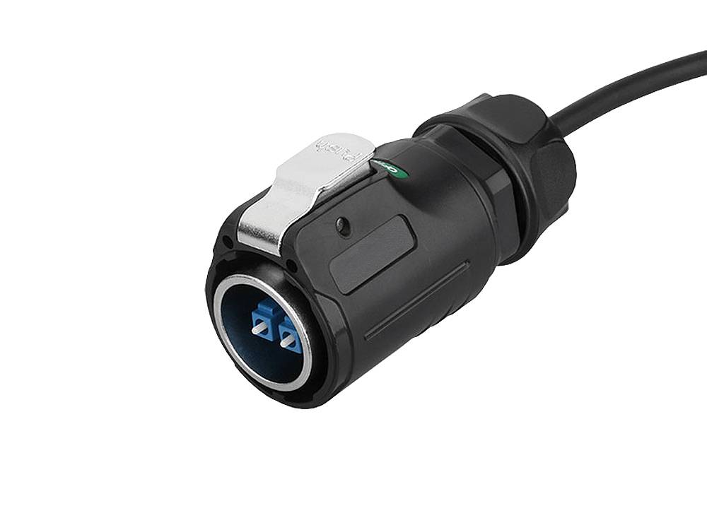 Good Connections® Industrie-Steckverbinder S1 - LWL Kabel, Stecker LC mit Klick-Arretierung an Stecker LC,3m