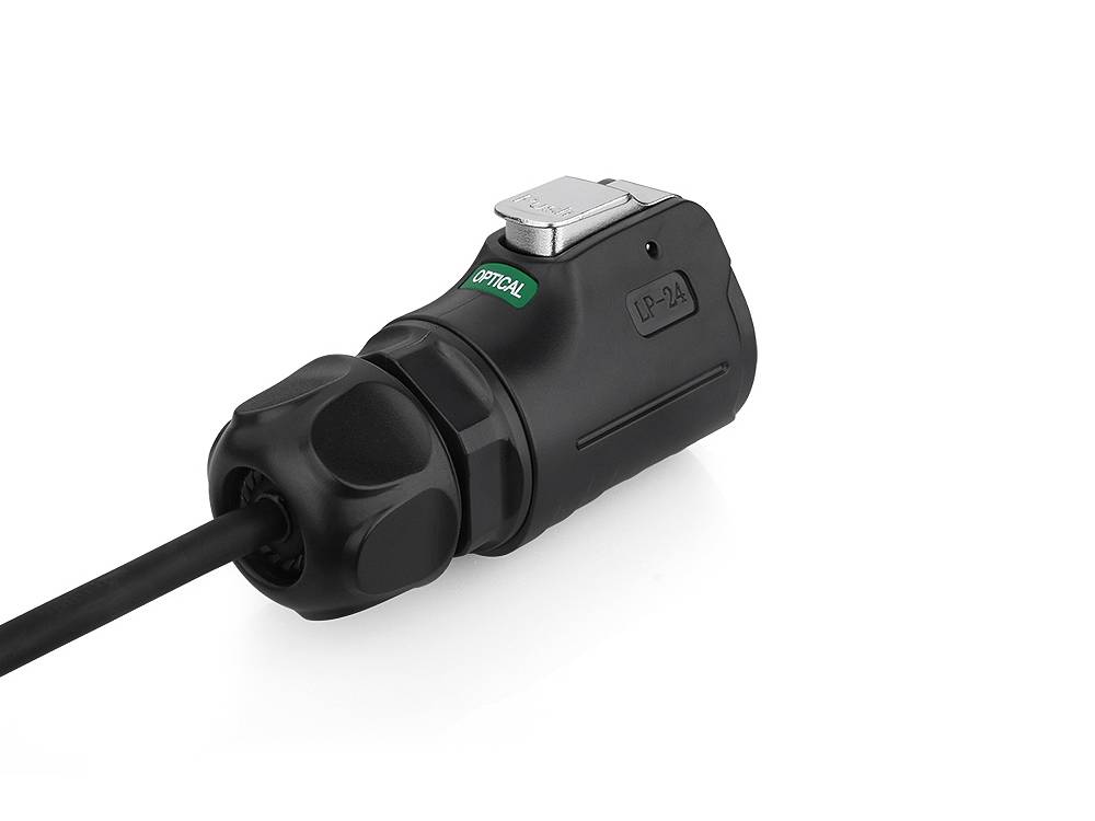 Good Connections® Industrie-Steckverbinder S1 - LWL Kabel, Stecker LC mit Klick-Arretierung an Stecker LC,3m