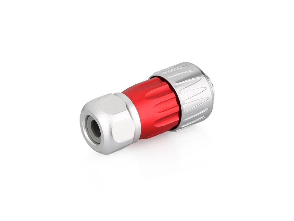 Good Connections® Industrie-Steckverbinder S3 - Power (3-Pin) Stecker mit Kabelverschraubung, Lötanschluss, Bajonett