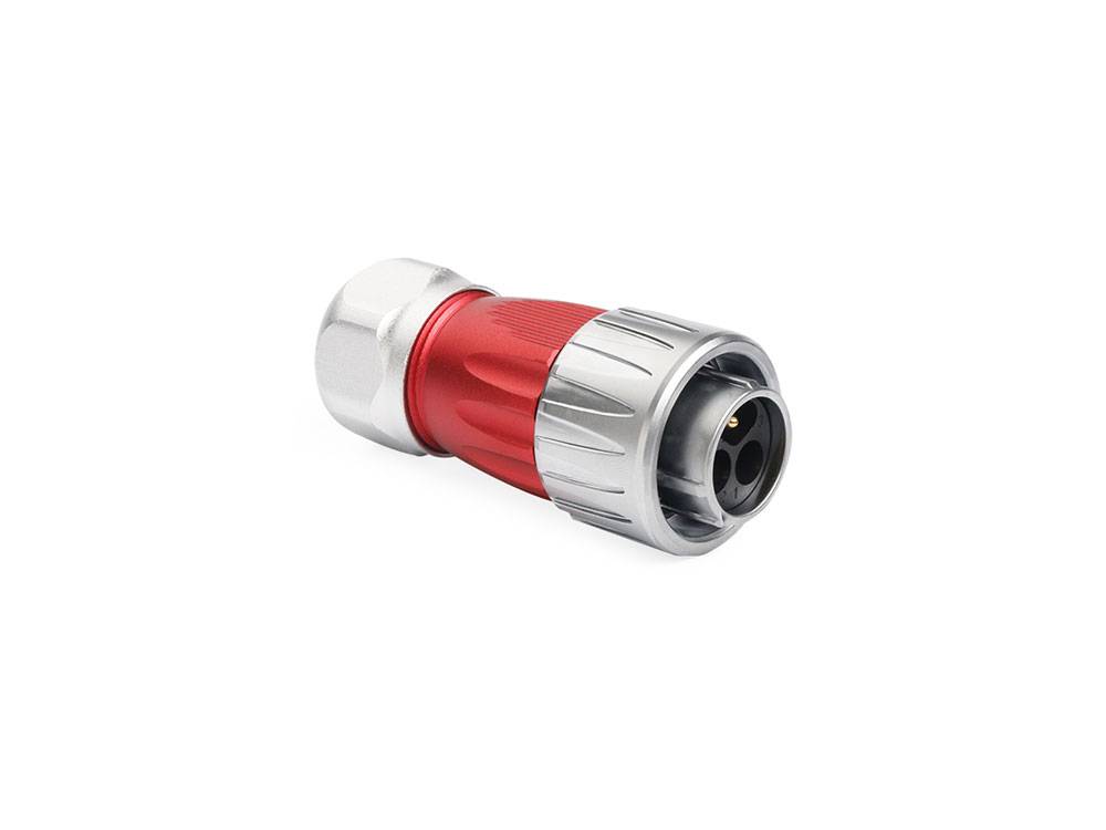 Good Connections® Industrie-Steckverbinder S3 - Power (3-Pin) Stecker mit Kabelverschraubung, Lötanschluss, Bajonett