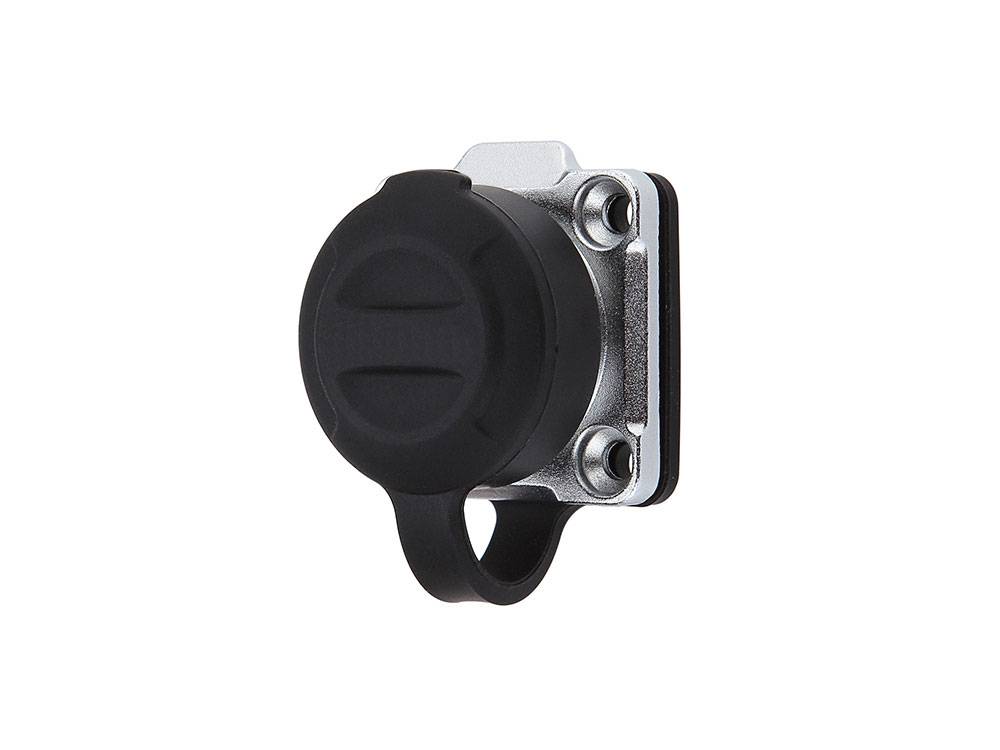 Good Connections® Industrie-Steckverbinder S3 - Power (4-Pin) Durchführungskupplung mit Flansch, Lötanschluss, Bajonett