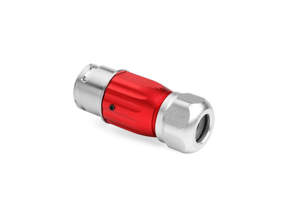 Good Connections® Industrie-Steckverbinder S3 - Power (4-Pin) Buchsenstecker mit Kabelverschraubung, Lötanschluss
