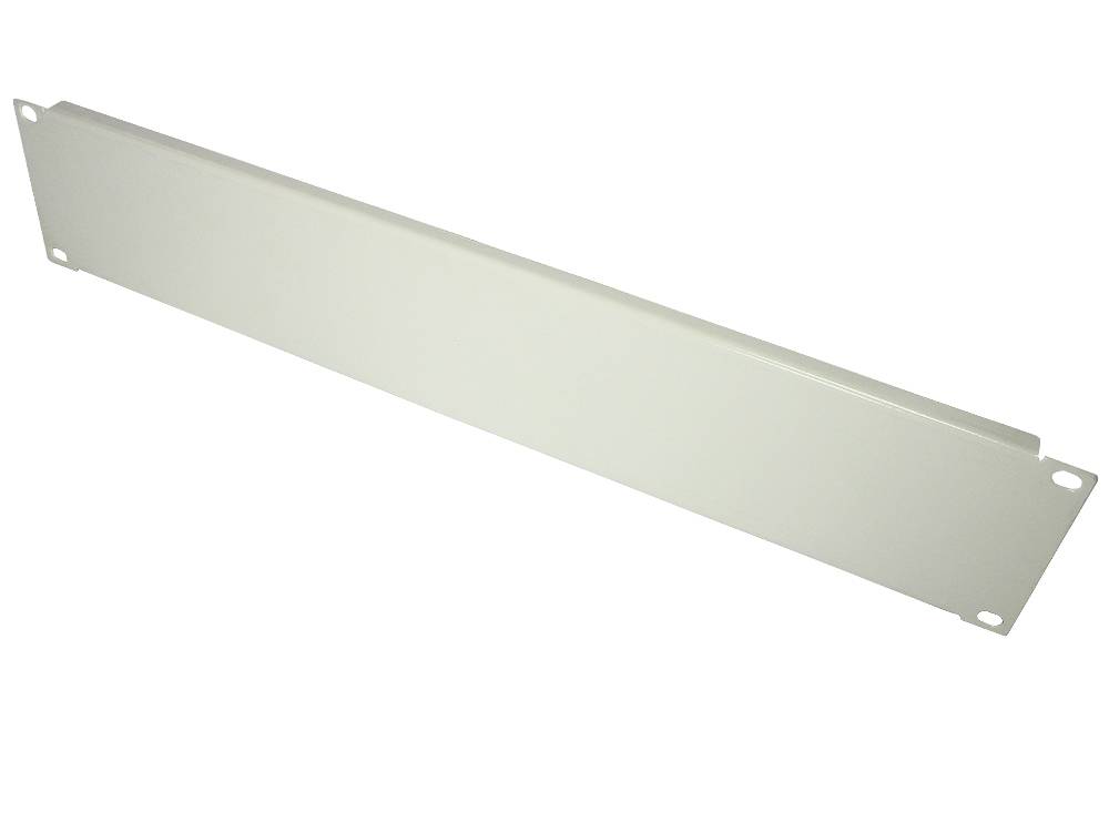 Kabelmeister® Blindpanel 19", 2HE, lichtgrau RAL7035