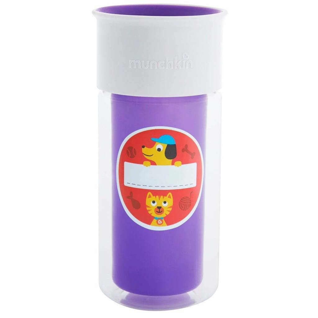 Munchkin Isolierter Trinkbecher Miracle 360° Personalisierbar Lila