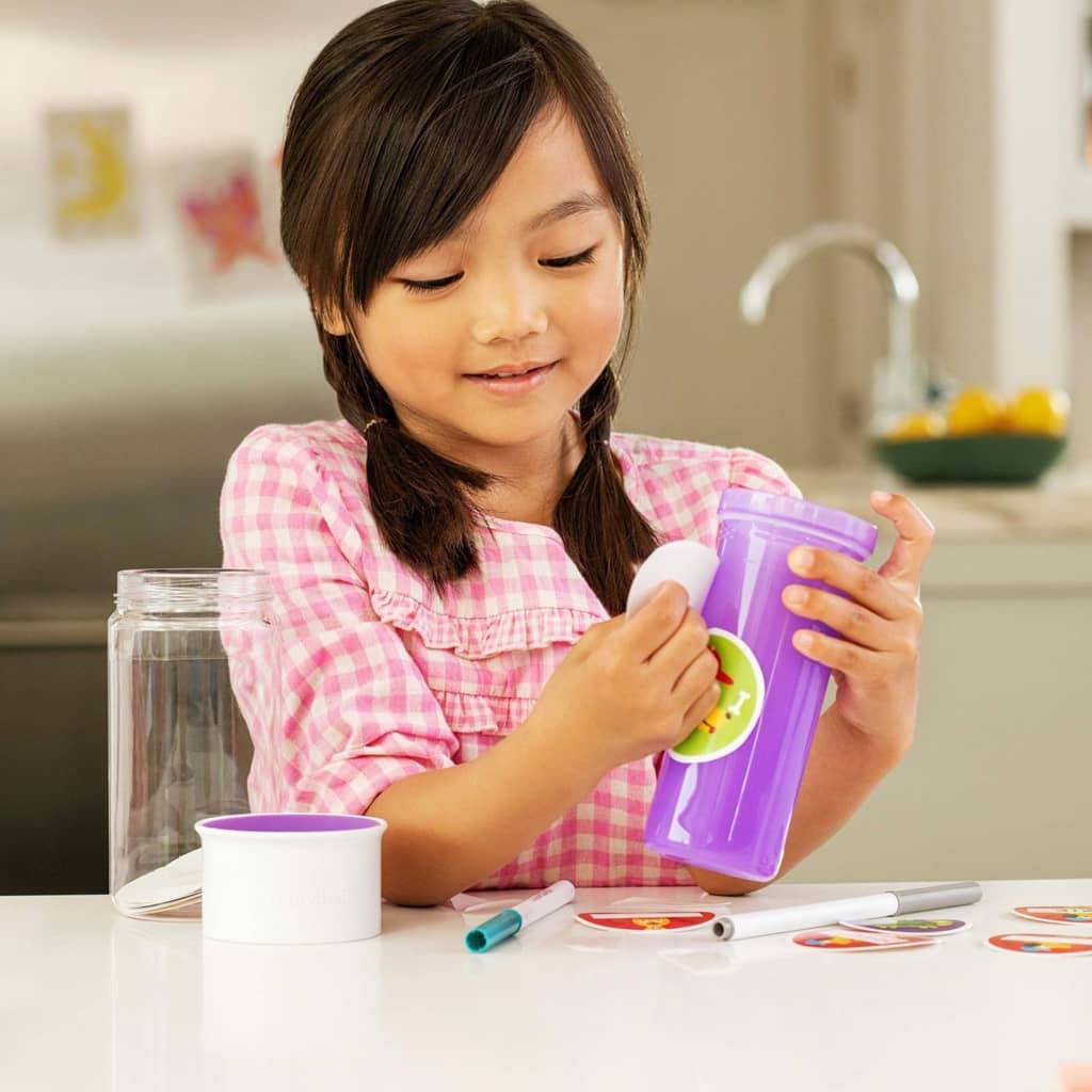 Munchkin Isolierter Trinkbecher Miracle 360° Personalisierbar Lila