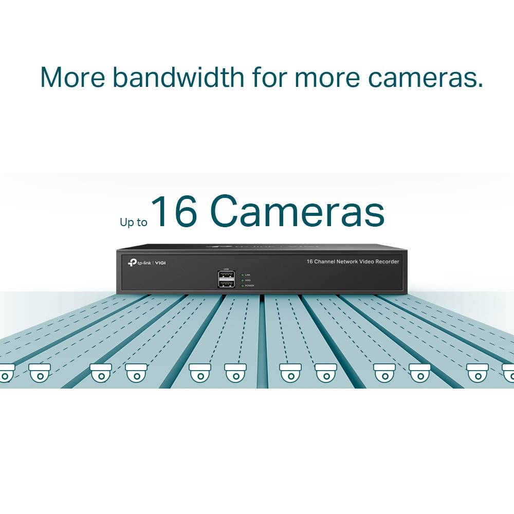 TP-Link VIGI NVR1016H V1 - NVR - 16 Kanäle - 0