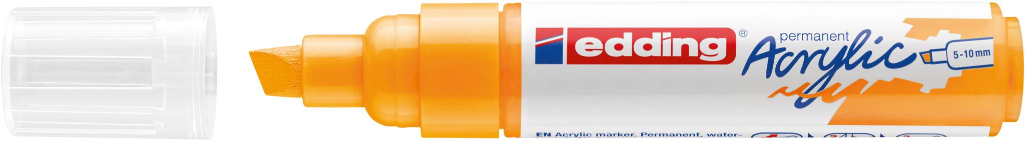 edding 5000 Acrylmarker breit sonnengelb