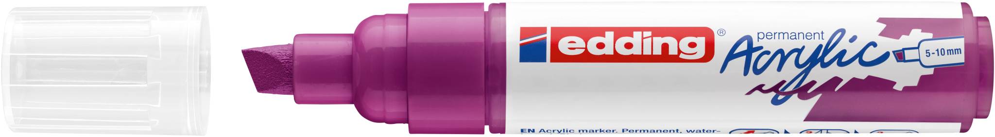 edding 5000 Acrylmarker breit beere