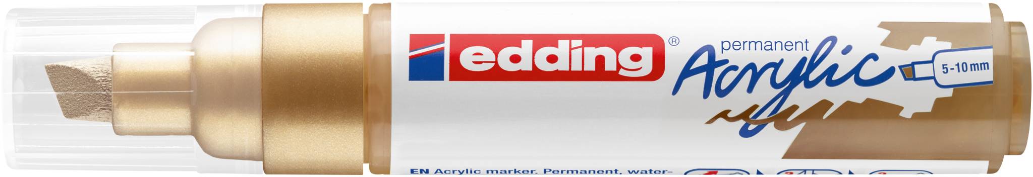 edding 5000 Acrylmarker breit reichgold