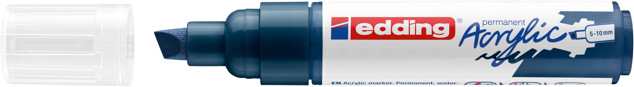 edding 5000 Acrylmarker breit elegant nachtblau