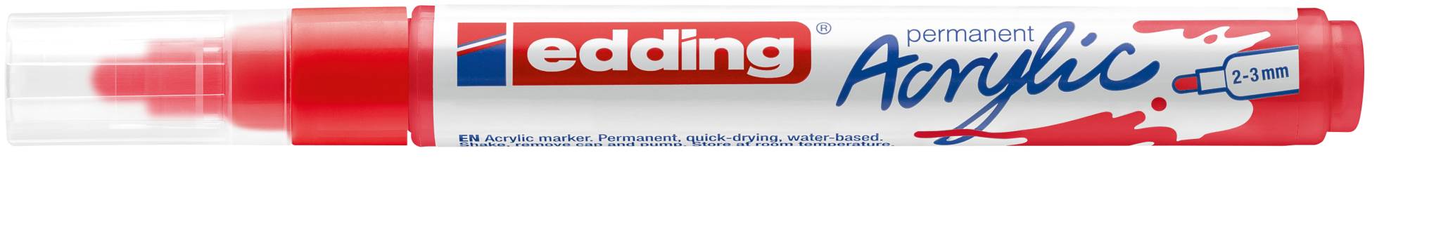 edding 5100 Acrylmarker medium verkehrsrot