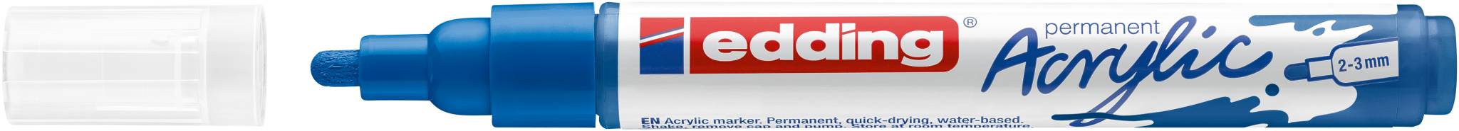 edding 5100 Acrylmarker medium enzianblau