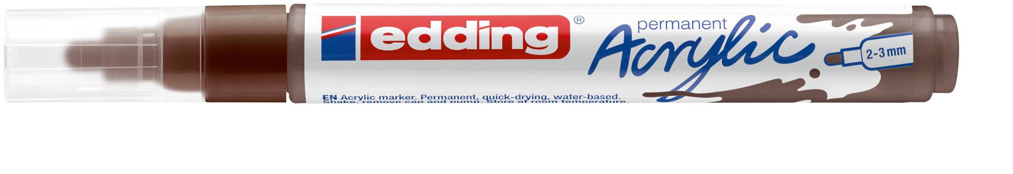 edding 5100 Acrylmarker medium schokoladenbraun