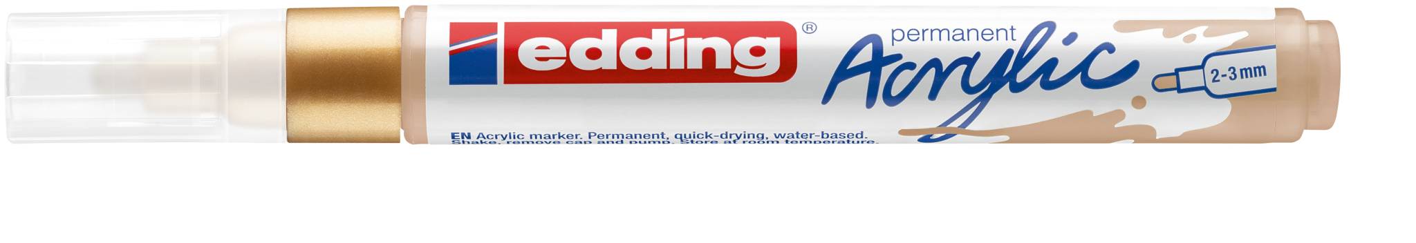 edding 5100 Acrylmarker medium reichgold