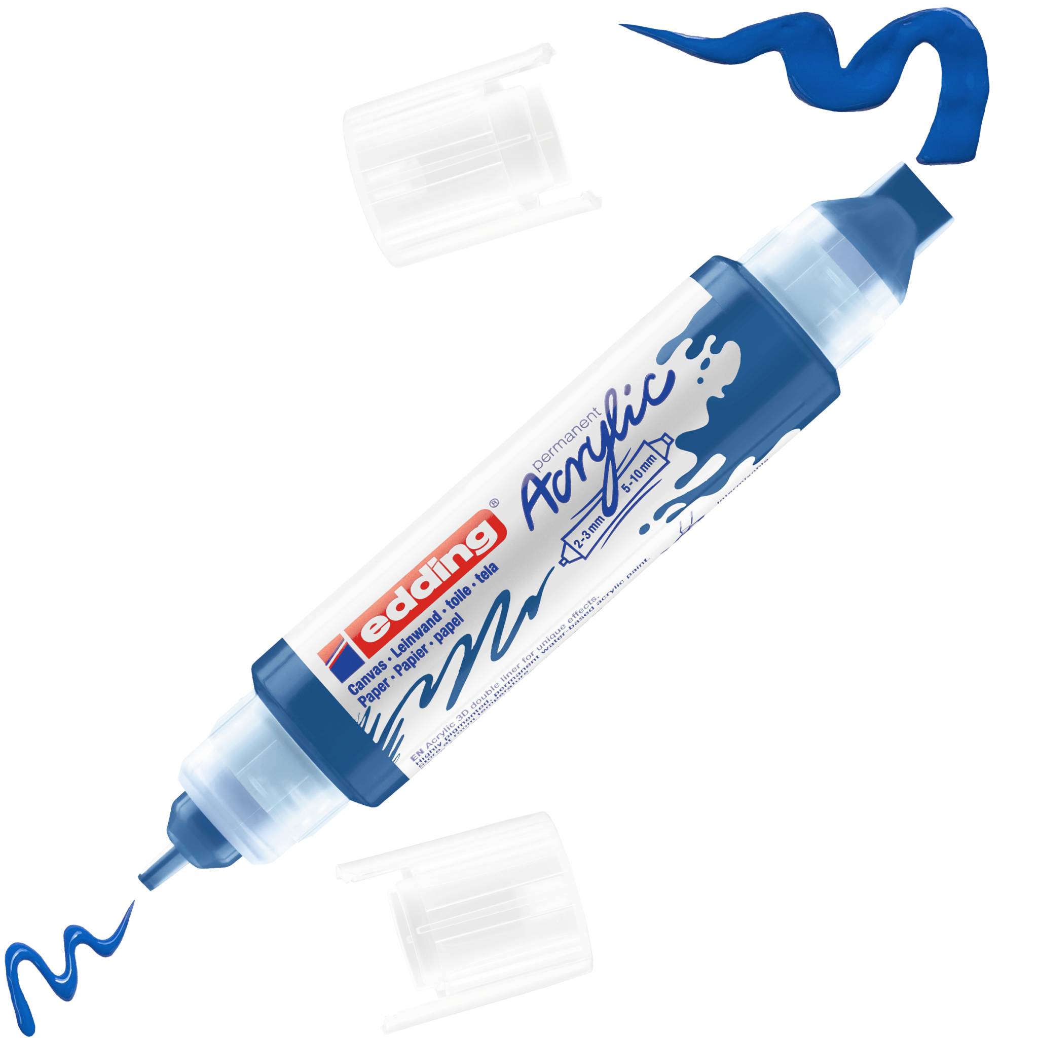 edding 5400 Acryl 3D Double Liner enzianblau