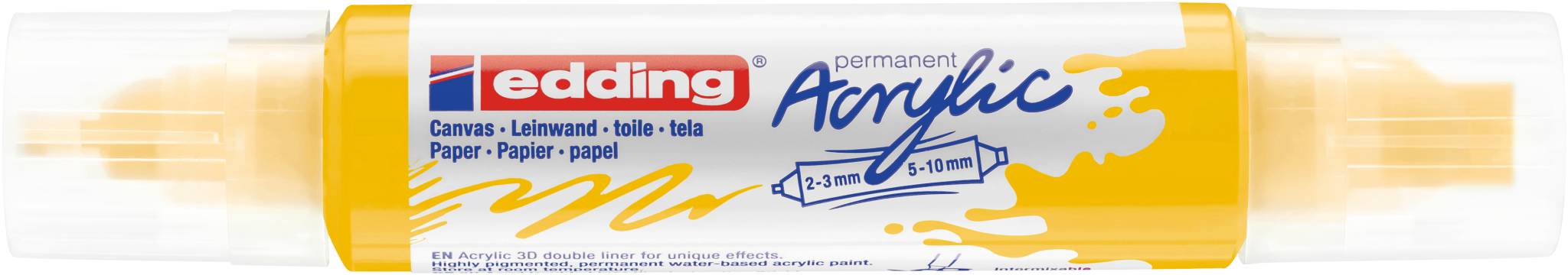 edding 5400 Acryl 3D Double Liner verkehrsgelb