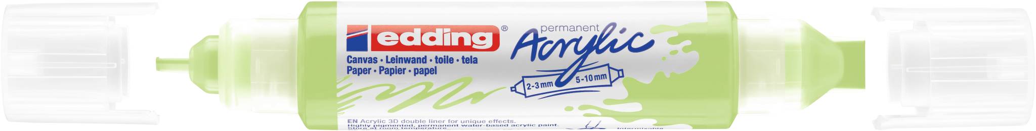 edding 5400 Acryl 3D Double Liner pastellgrün