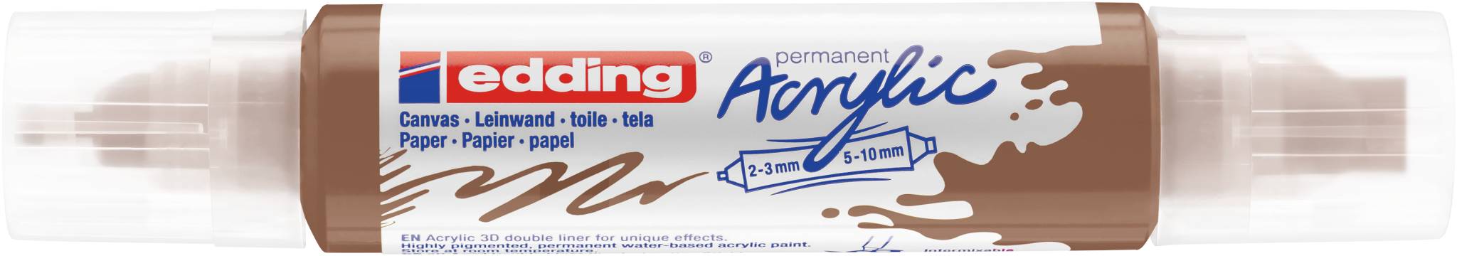edding 5400 Acryl 3D Double Liner haselnuss