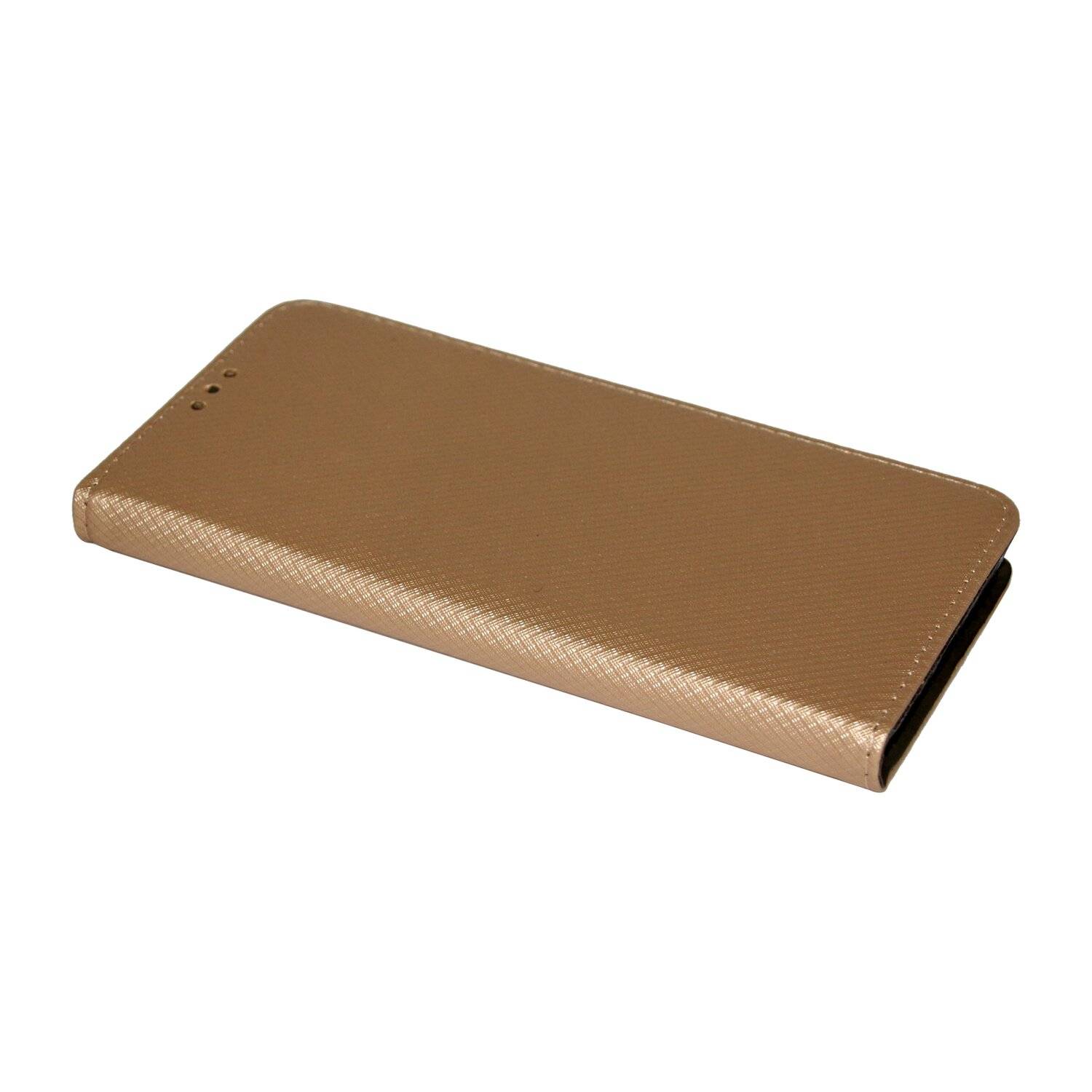 Buch Tasche "Smart" für SAMSUNG GALAXY A22 4G ( A225F ) Handy Hülle Etui Schutzhülle mit Standfunktion, Kartenfach Gold
