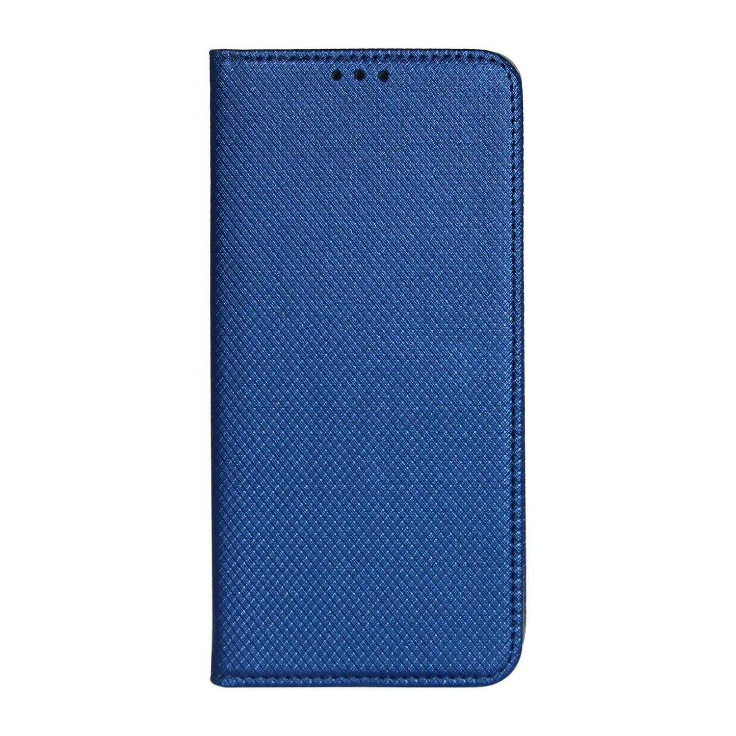 Buch Tasche "Smart" für SAMSUNG GALAXY A22 5G ( A226B ) Handy Hülle Etui Schutzhülle mit Standfunktion, Kartenfach Blau