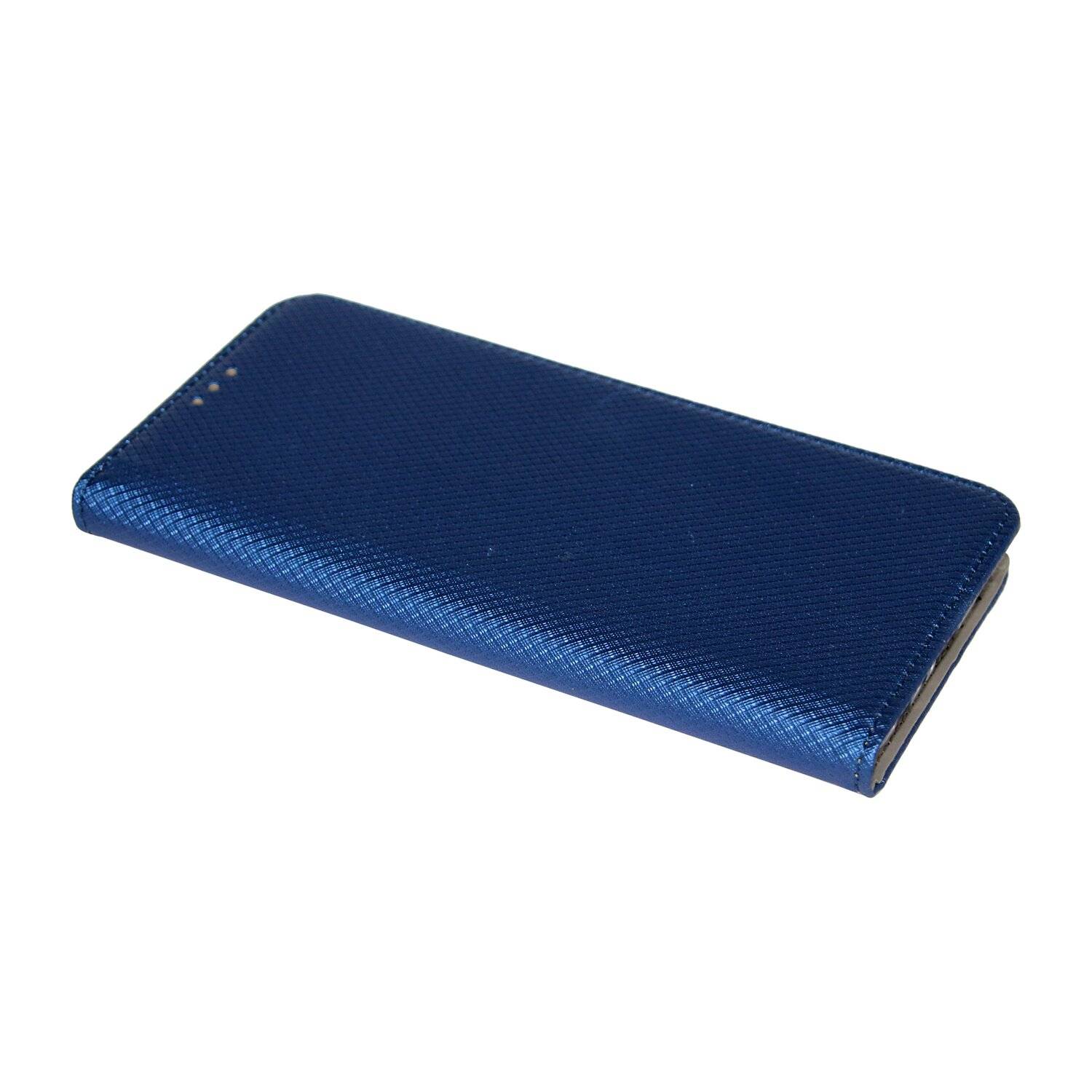 Buch Tasche "Smart" für SAMSUNG GALAXY A22 5G ( A226B ) Handy Hülle Etui Schutzhülle mit Standfunktion, Kartenfach Blau