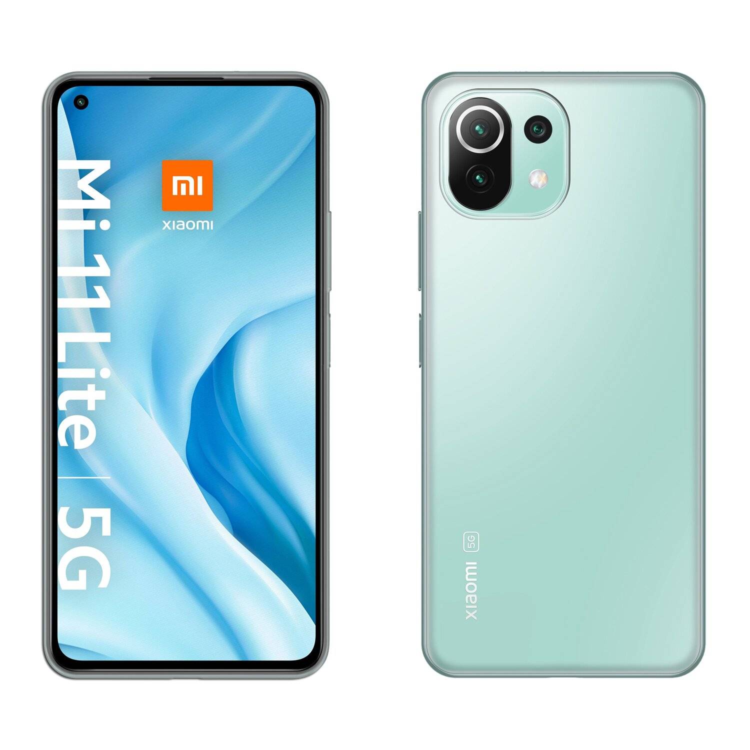 Silikon Hülle Basic kompatibel mit XIAOMI MI 11 LITE Case TPU Soft Handy Cover Schutz Transparent