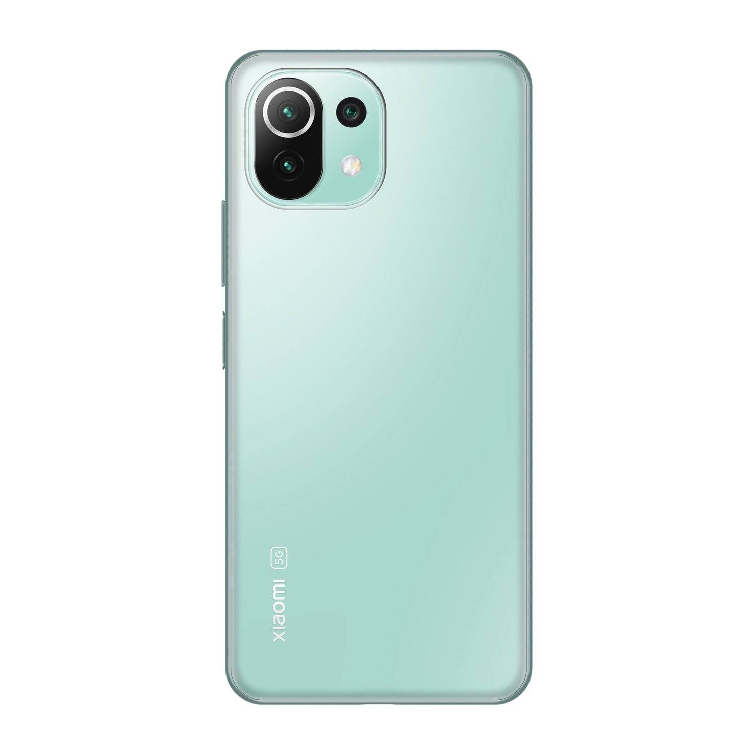 Silikon Hülle Basic kompatibel mit XIAOMI MI 11 LITE Case TPU Soft Handy Cover Schutz Transparent