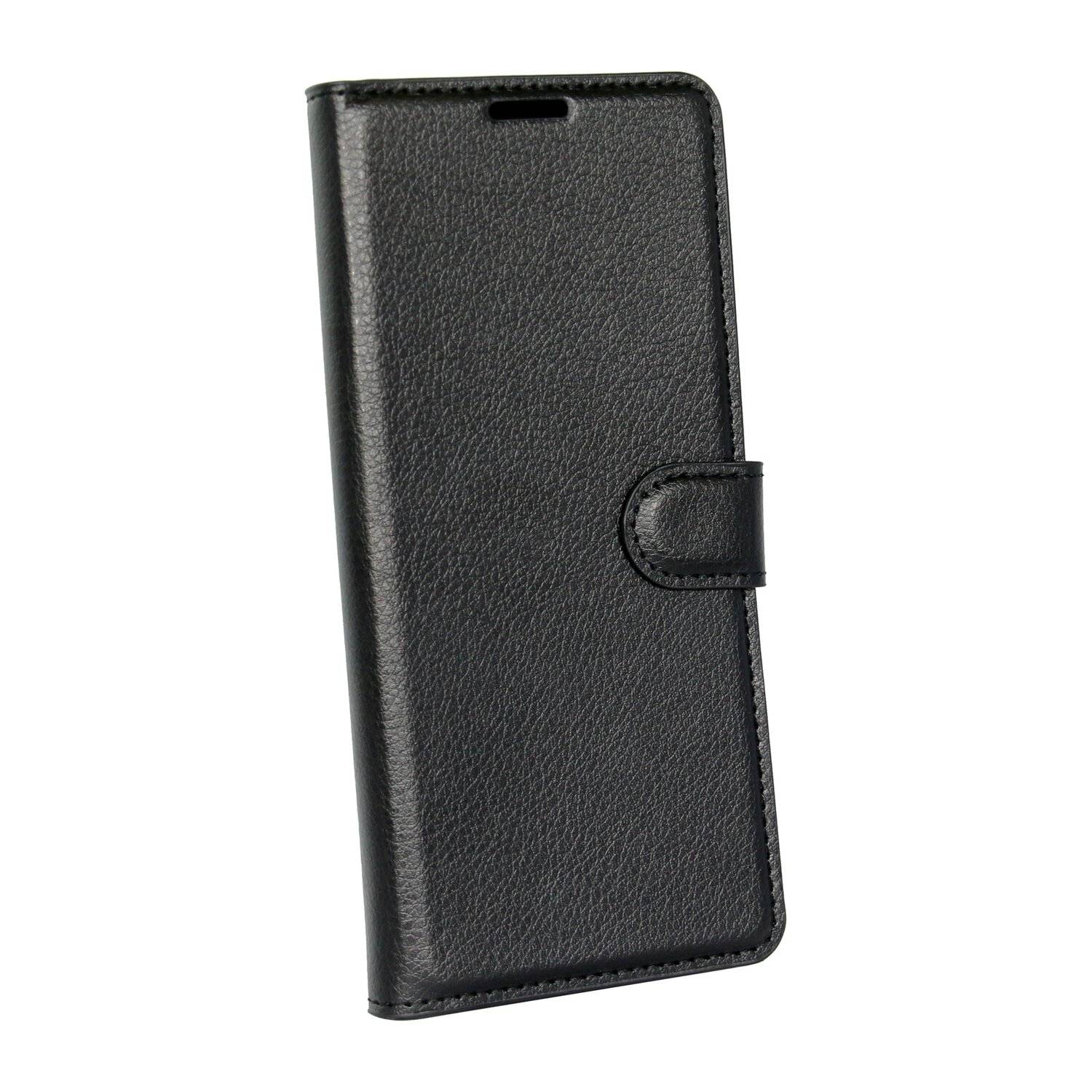 Buch Tasche "Fancy" für ZTE AXON 30 ULTRA Handy Hülle Etui Schutzhülle mit Standfunktion, Kartenfach Schwarz