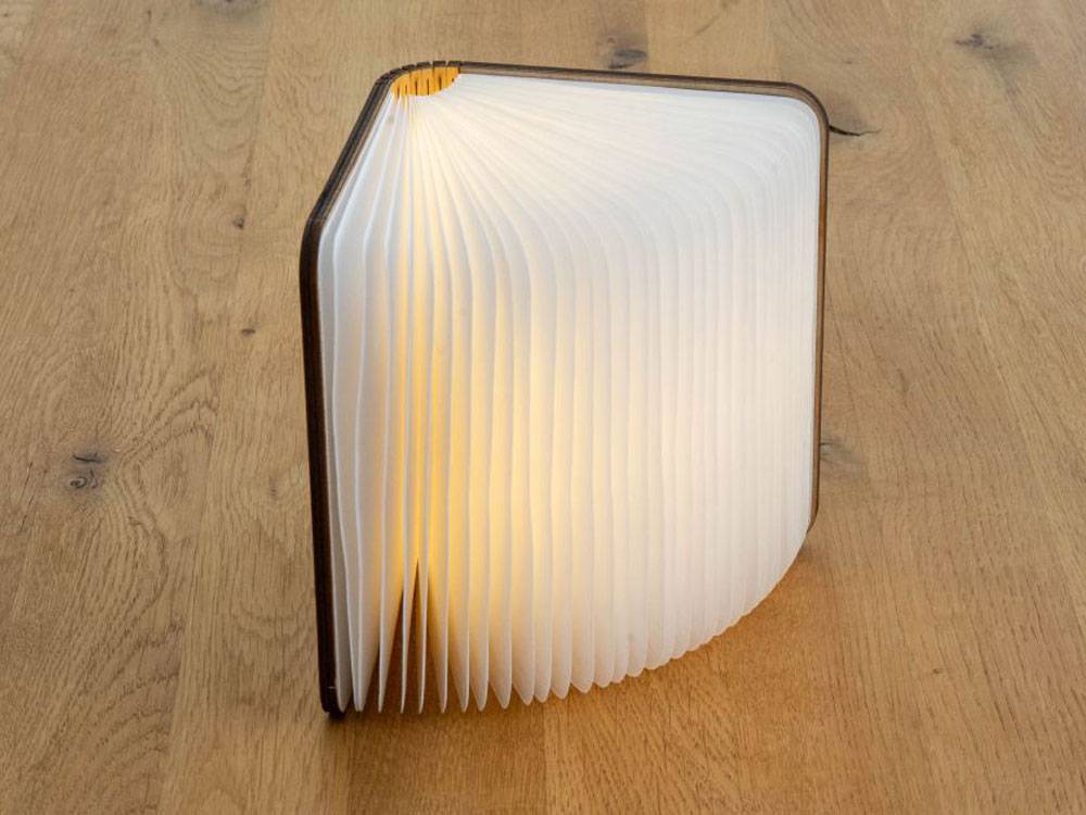 Good Connections® LED Lightbook [M] ahornfarben, 145 x 116 x 25 mm