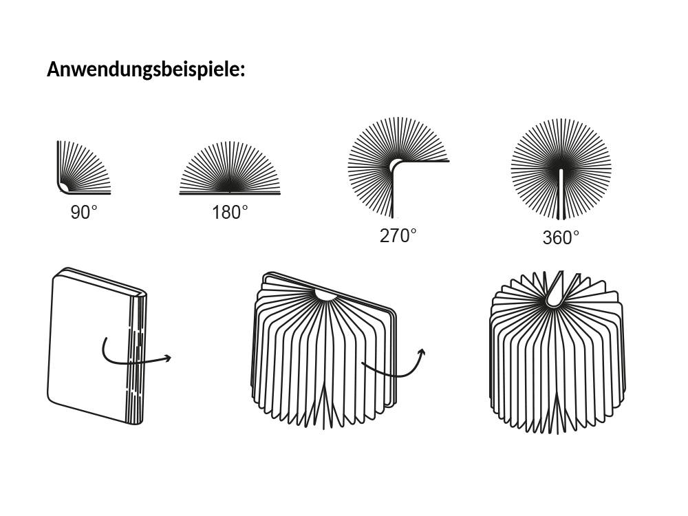 Good Connections® LED Lightbook [M] ahornfarben, 145 x 116 x 25 mm