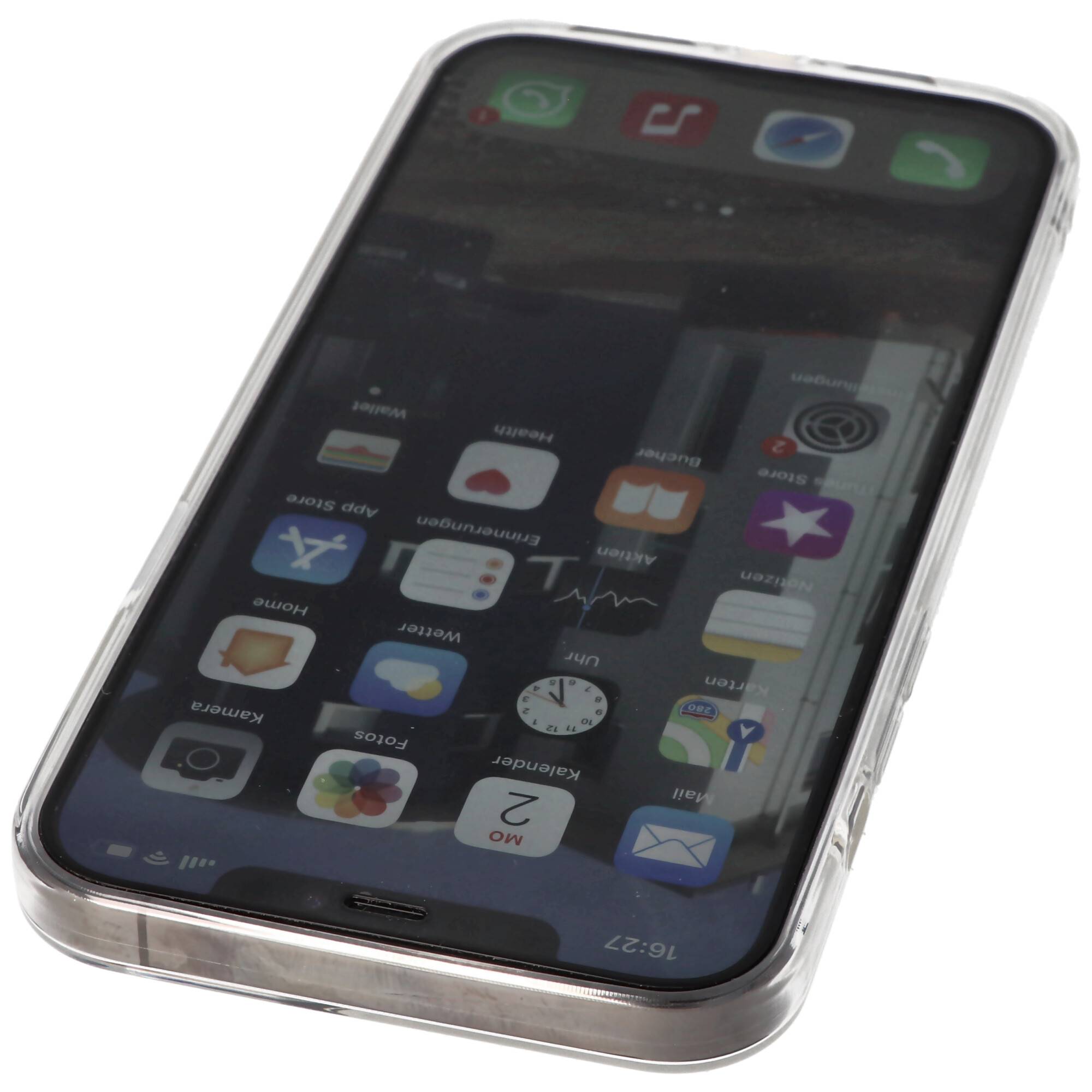 Hülle passend für Apple iPhone 12 Pro Max - transparente Schutzhülle, Anti-Gelb Luftkissen Fallschutz Silikon Handyhülle