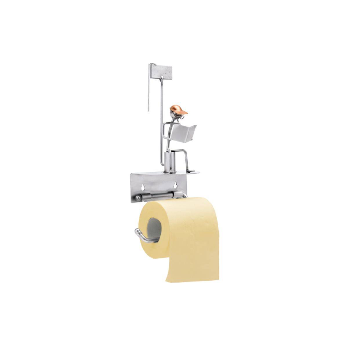 8010WC - Toilettenpapierhalter "Zeitungsleser"