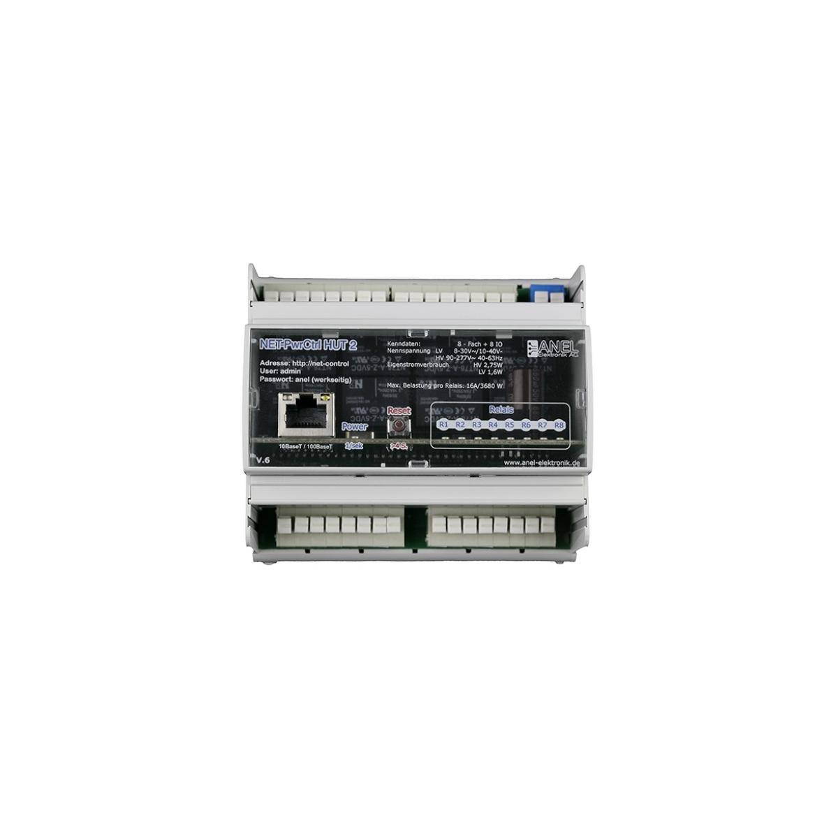 NET-PWRCTRL HUT 2 LV - 8 Ethernet/Internet gesteuerte Relais, 16A, Low Voltage