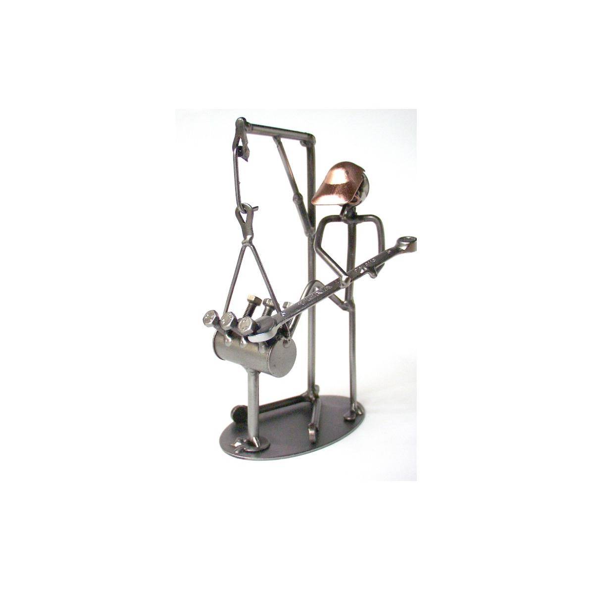 8309 - Figur "Motorradtechniker" wired line