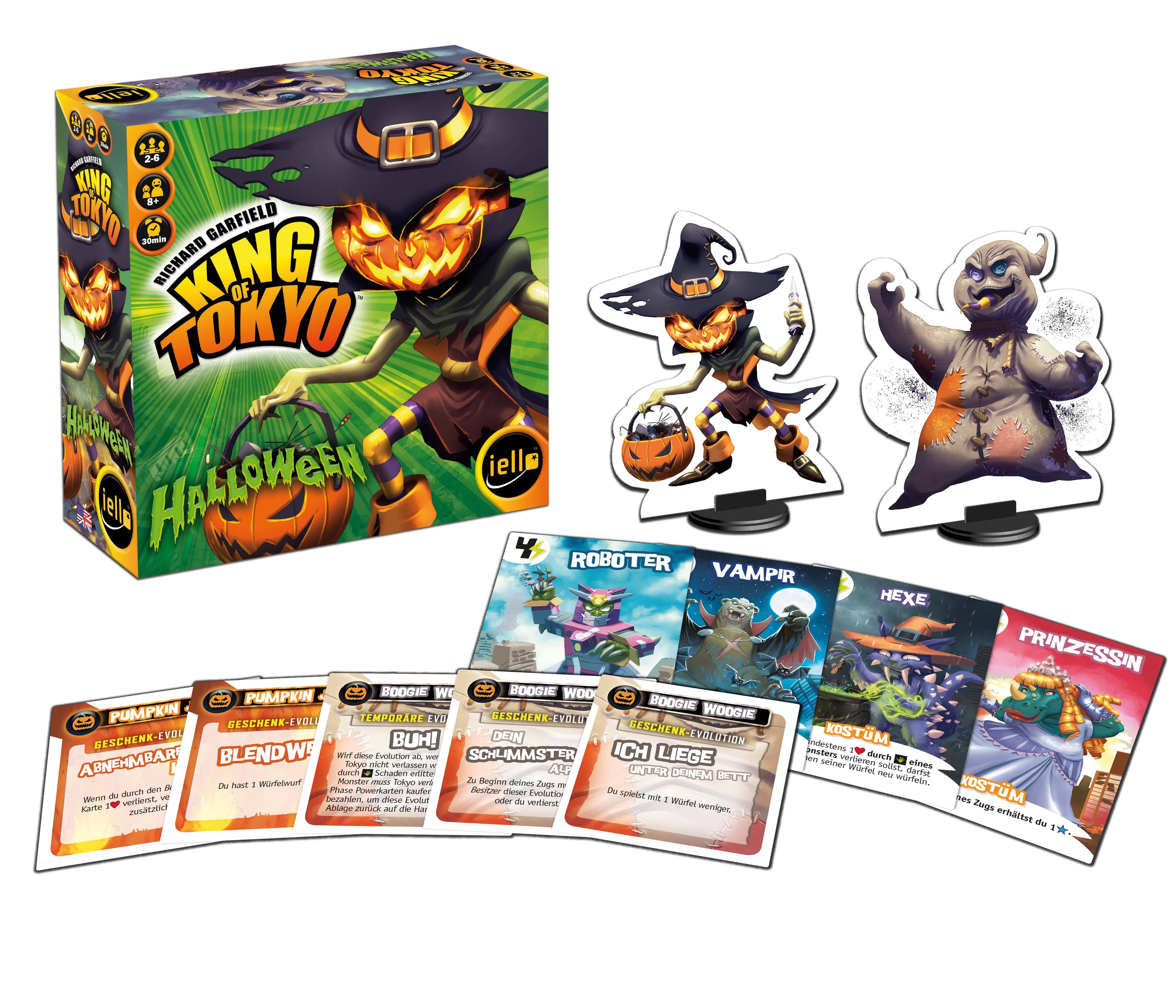 Iello 514197 King of Tokyo Halloween,2.Erweiterung