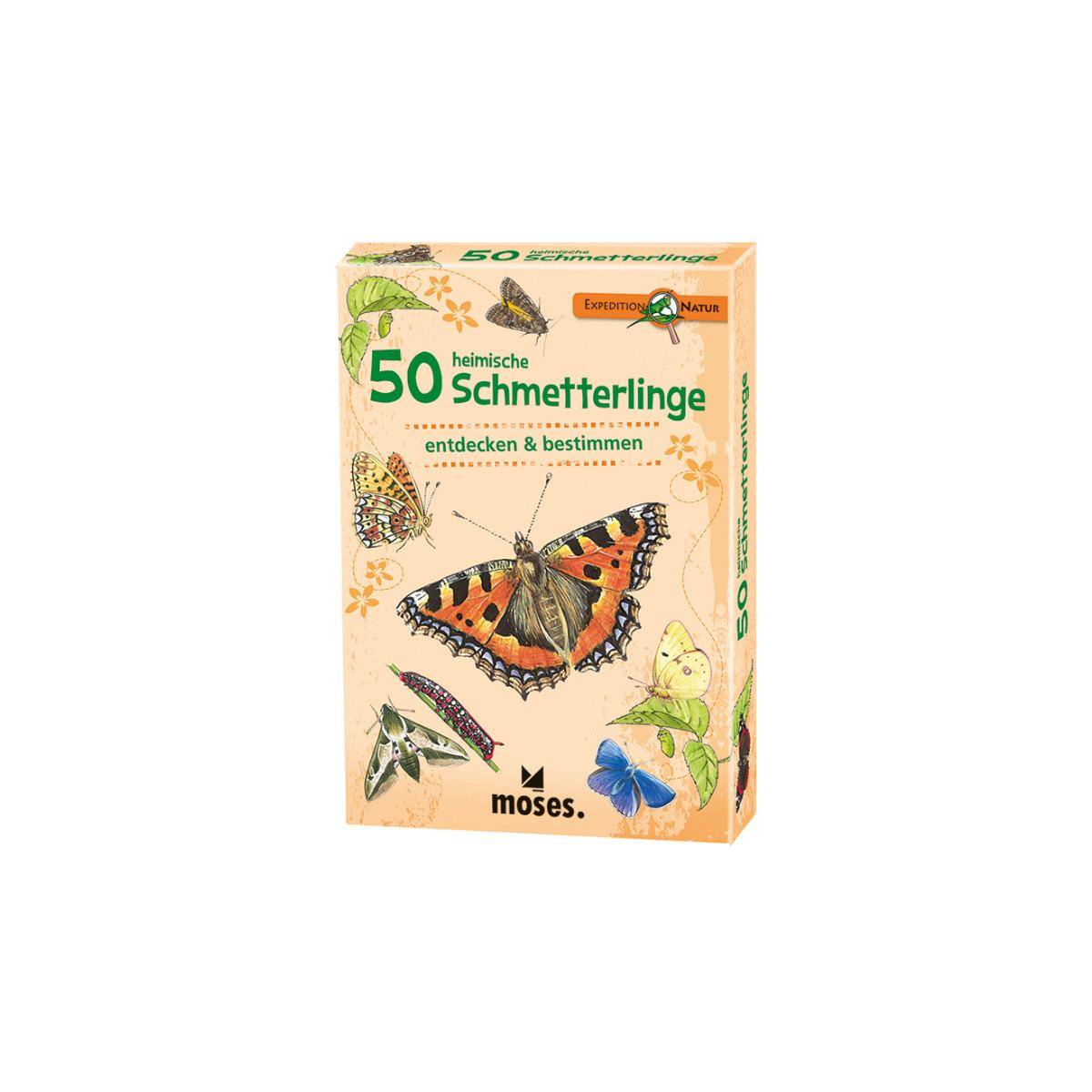 MOS09722 - Expedition Natur "50 heimische Schmetterlinge", für 1+ Spieler, ab 10 Jahren (DE-Ausgabe)