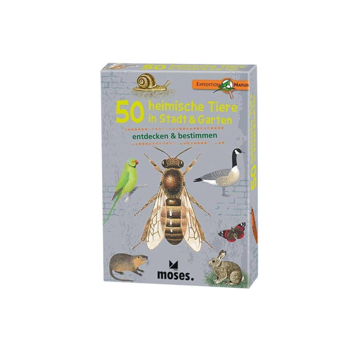 MOS09778 - Expedition Natur "50 heimische Tiere in Stadt und Garten", ab 10 Jahren (DE-Ausgabe)