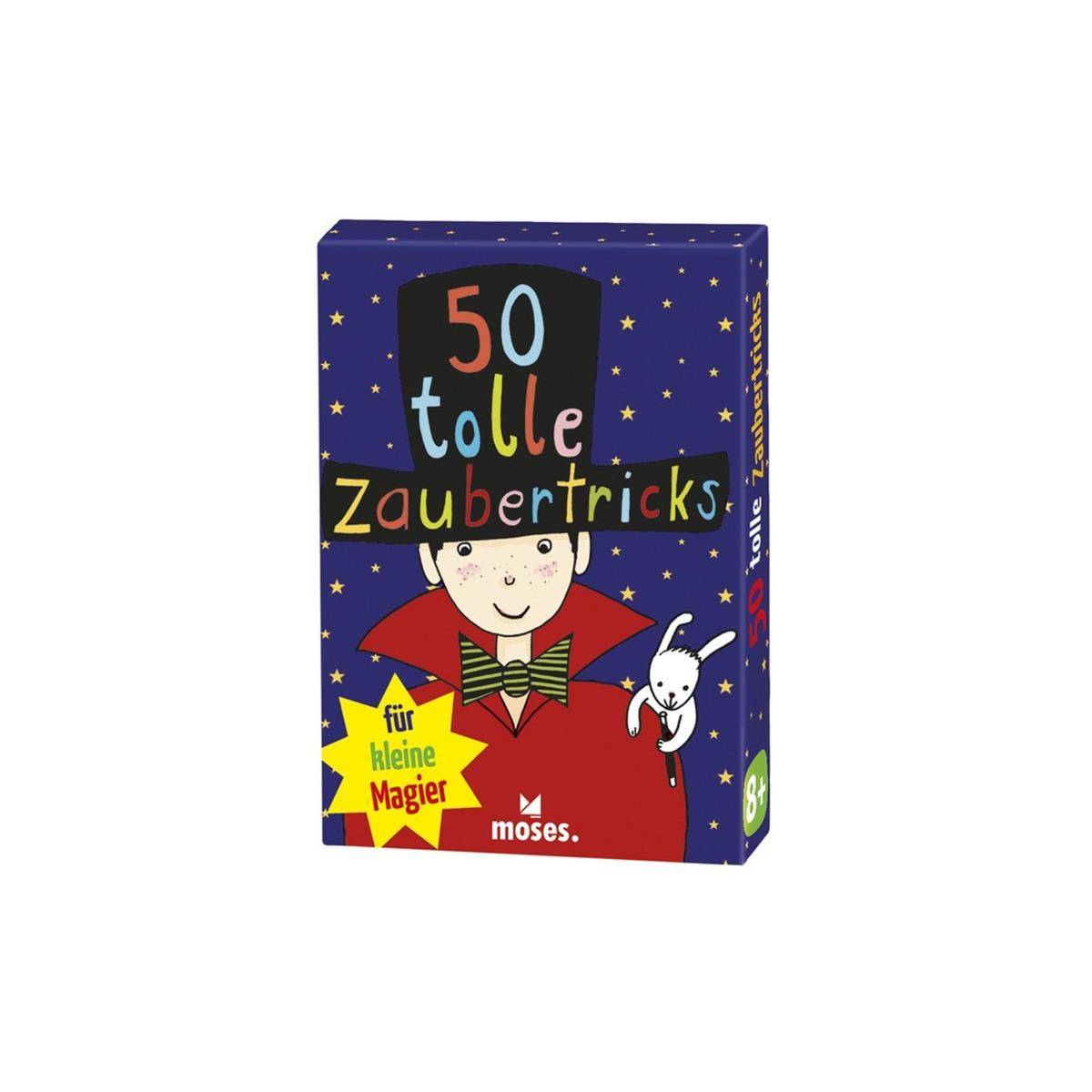 MOS21090 - 50 tolle Zaubertricks für kleine Magier, für 1+ Spieler, ab 8 Jahre (DE-Ausgabe)
