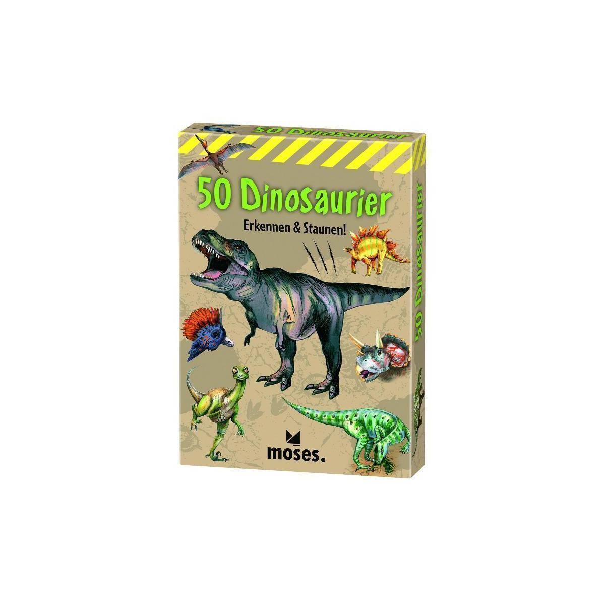 MOS40212 - 50 Dinosaurier, für 1 oder mehr Spieler, ab 6 Jahre (DE-Ausgabe)