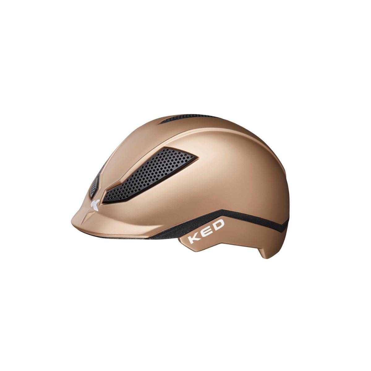 12115567402 - Kinderreit- und Kinderfahrradhelm Pina S gold matt