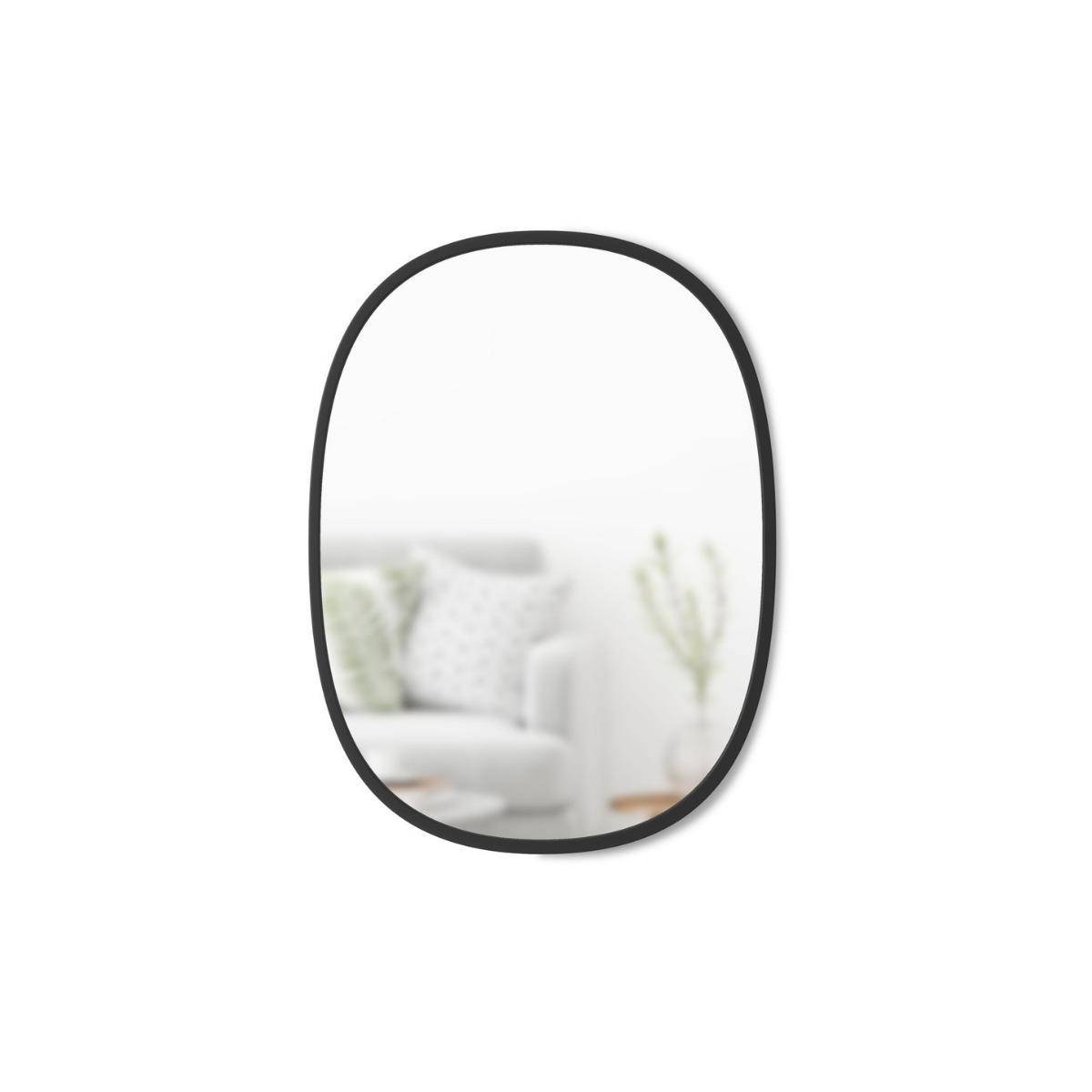 1013765-040 - Hub - Ovaler Spiegel, schwarz, 45X60