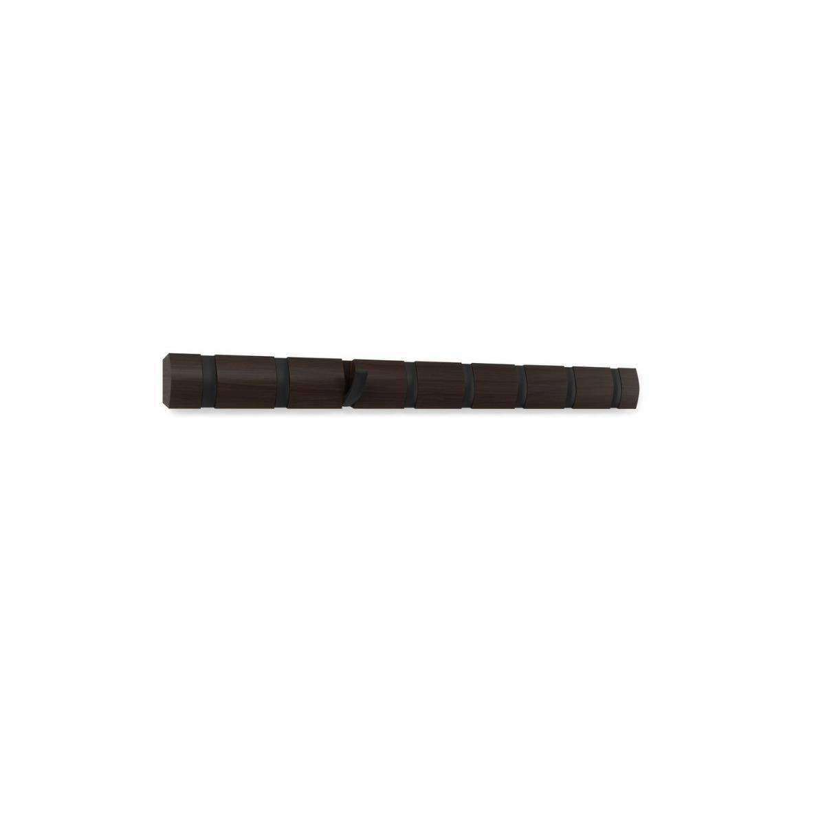318858-048 - Flip 8 - Wandhaken, schwarz/walnuss